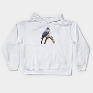 Cute Tufted Titmouse Kids Hoodie